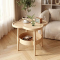 Mobile Storage Coffee Table – Modern Rolling Corner Table