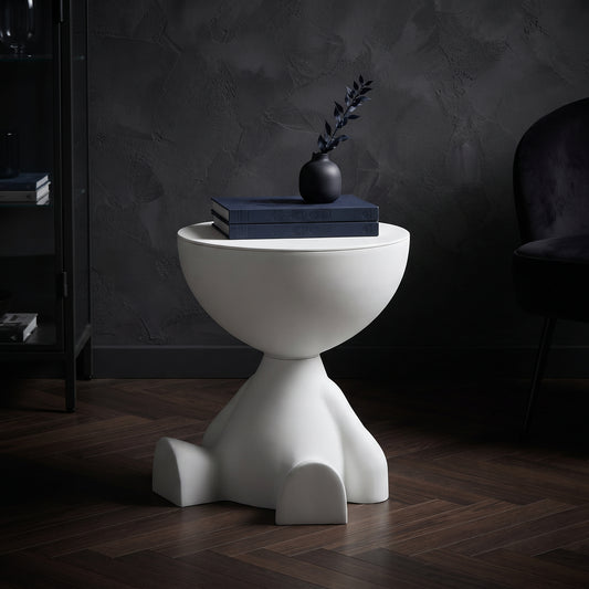 Sofa Edge Table – Compact Flat-Head Coffee Table