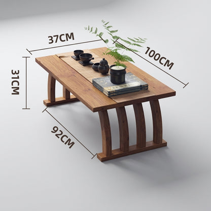 Japanese Tea Table – Bamboo Folding Low Table for Tatami Rooms