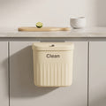 Wall Mounted Trash Can – 12L Hanging Bin for Kitchen Cabinets