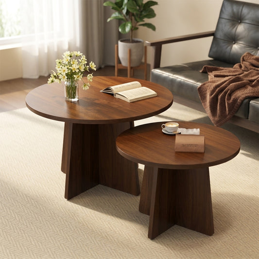 Small Tea Table – Wooden Side Table for Living Room