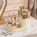 Vanity Makeup Organizer – Rotating Brush Holder for Skincare