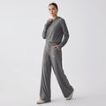 Wide Leg Yoga Pants for Women with Drawstring Waist, Loose Fit for Training and Pilates
