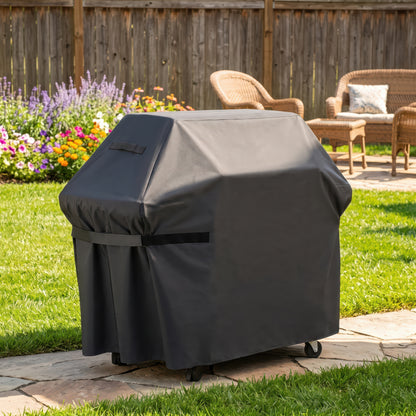 210D Oxford BBQ Grill Cover, Waterproof and UV-Resistant