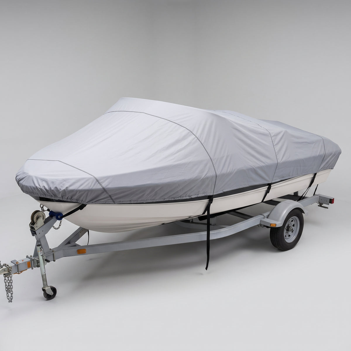 Silver Reflective Waterproof Boat Cover, Heavy Duty Oxford Fabric