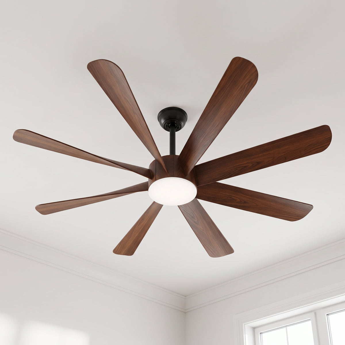 FUMANJIA 60-Inch Ceiling Fan with Light for Home – 8 Blades, Remote
