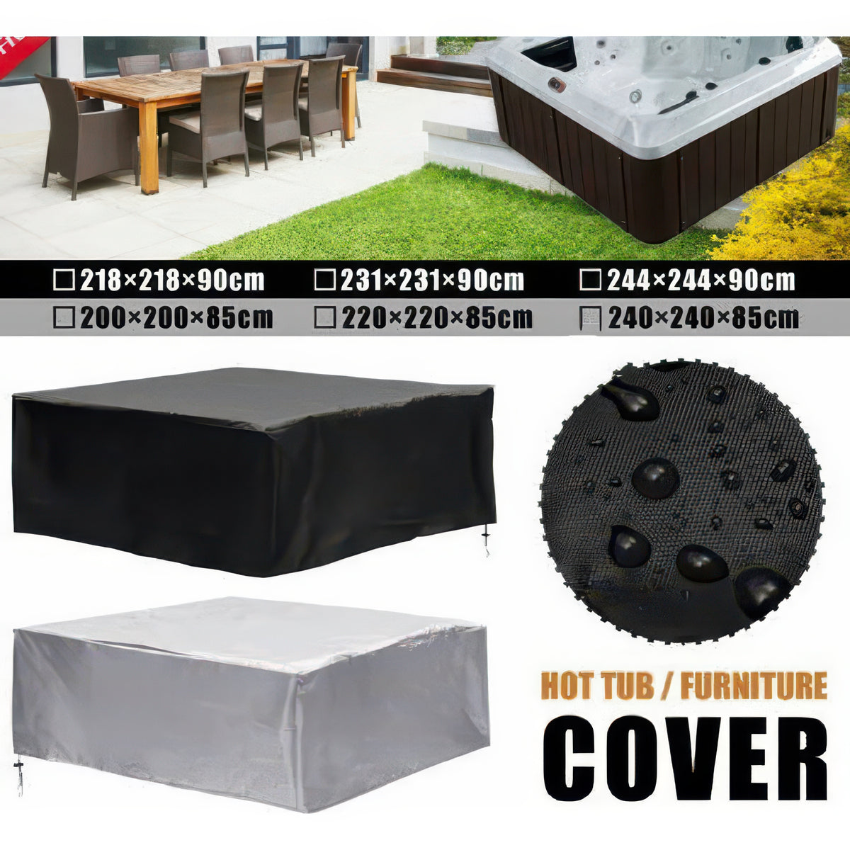 Waterproof Outdoor Furniture Cover for Patio Sets