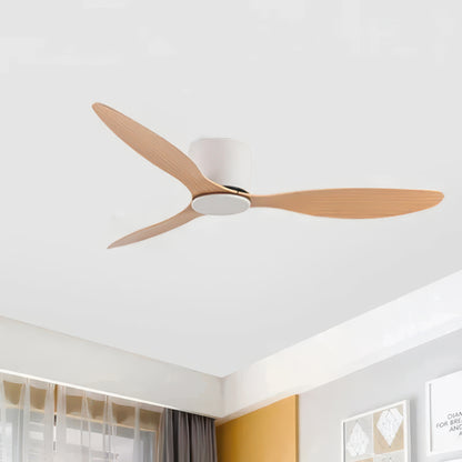 Low Profile Ceiling Fan for Home – 52-Inch, Remote Control, No Light