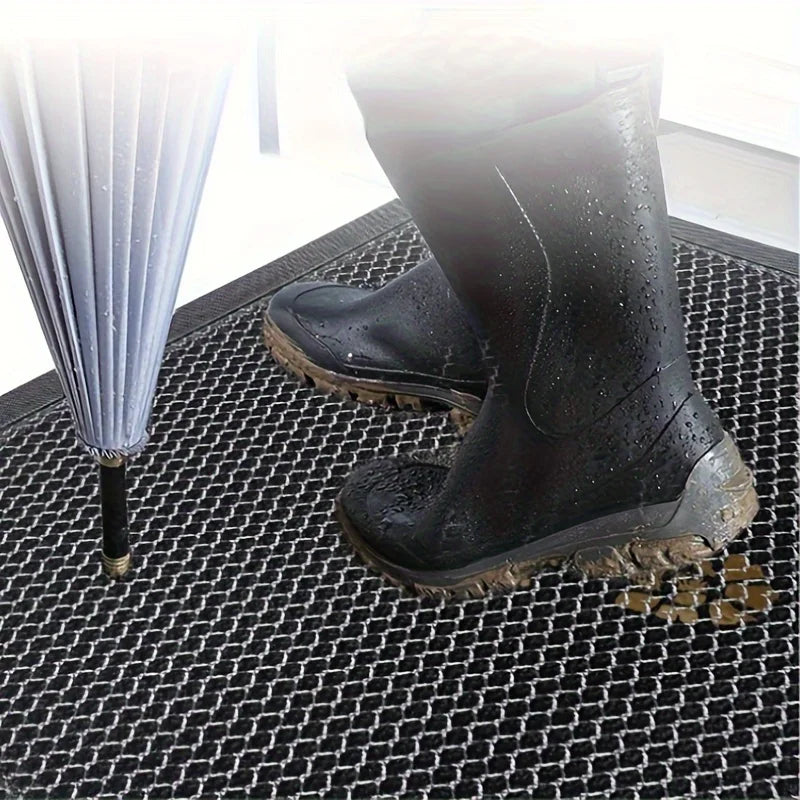 PVC Rubber Doormat - Water Resistant Welcome Mat