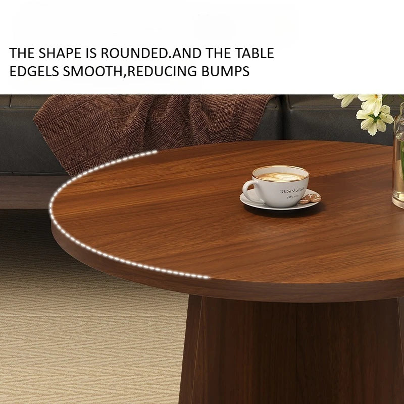 Small Tea Table – Wooden Side Table for Living Room