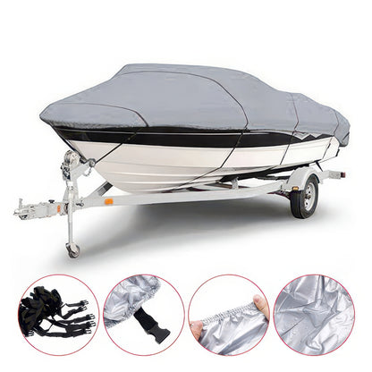 Silver Reflective Waterproof Boat Cover, Heavy Duty Oxford Fabric