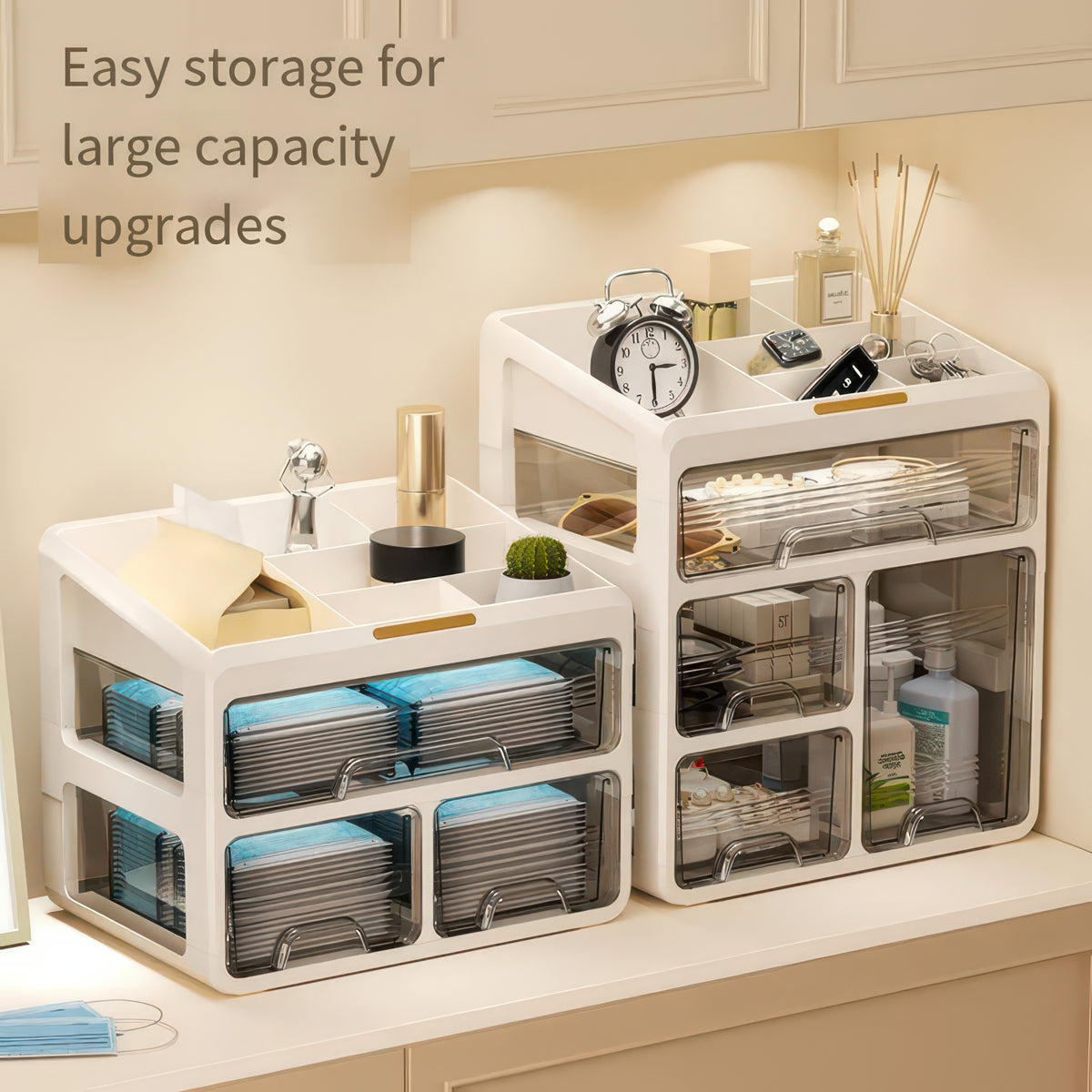 Drawer Medicine Storage Box - Layered Family Medicine Organizer with Large Capacity