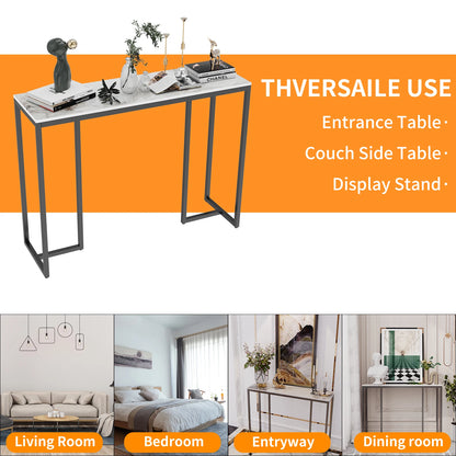 Marble Console Table – Modern Entryway Accent Table