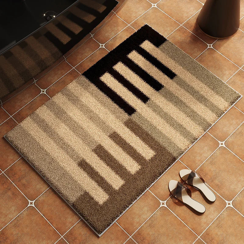 Retro Bathroom Mat - Ancient Style Non-Slip Rug