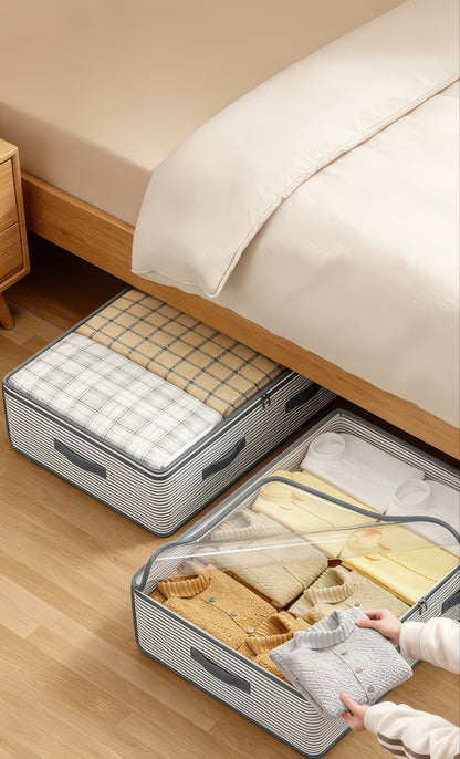 L/XL Non-Woven Under-Bed Storage Bag for Clothes and Blankets