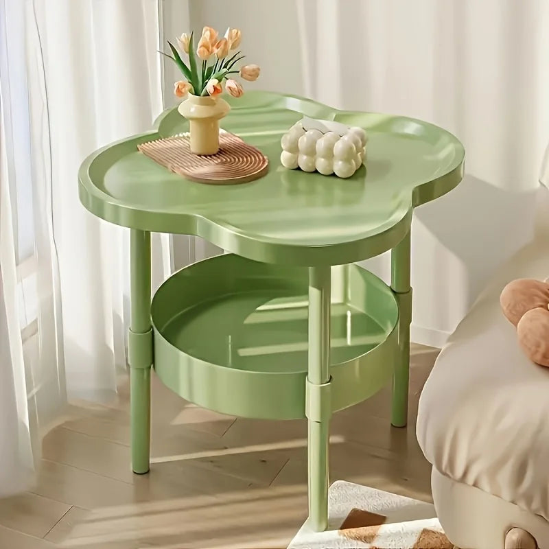 Mobile Storage Coffee Table – Modern Rolling Corner Table