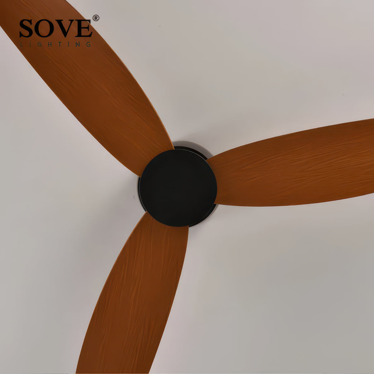 36/44/52-Inch Low-Profile Ceiling Fan with Remote Control