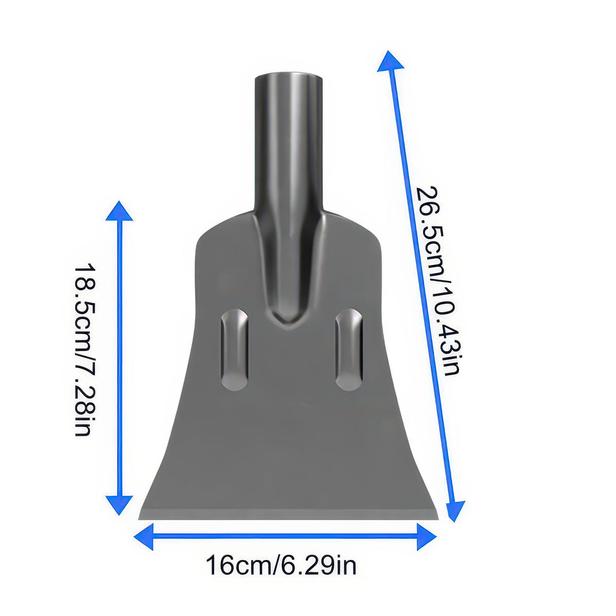 Ice Scraper Shovel - Heavy-Duty Carbon Steel Tool