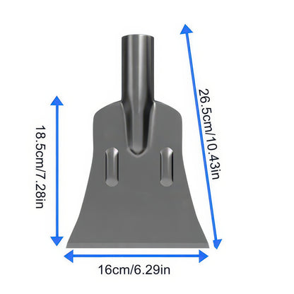Ice Scraper Shovel - Heavy-Duty Carbon Steel Tool