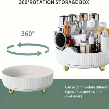 Rotating Makeup Organizer – 360° Perfume and Vanity Tray