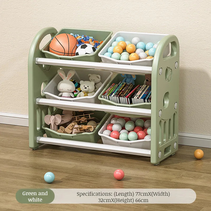 Toy Storage Cabinet - Kids Sorting Organizer Cabinet