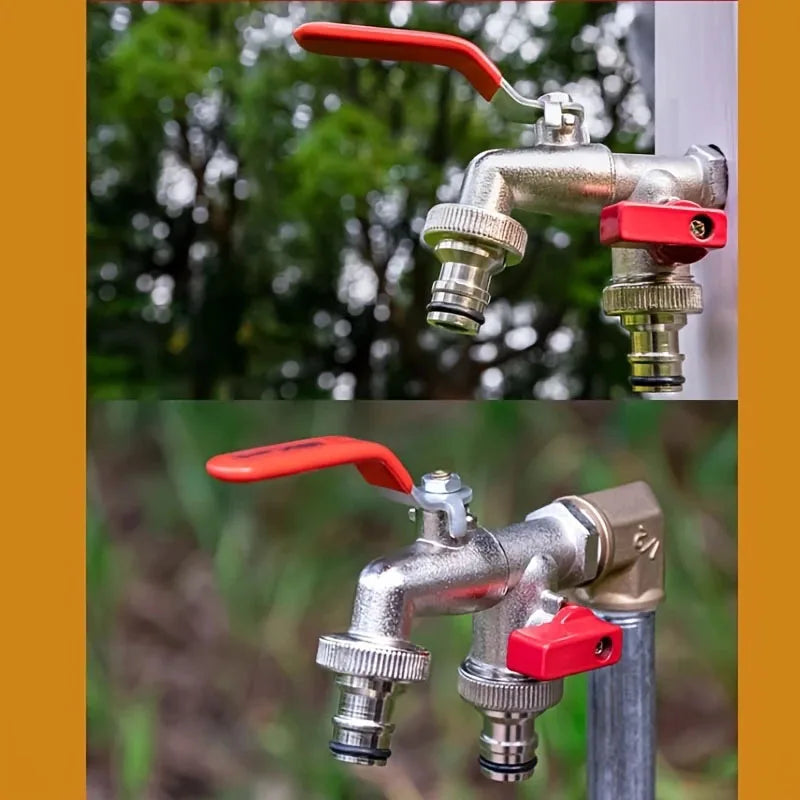 Brass Garden Water Tap - MapleFair Outdoor Faucet