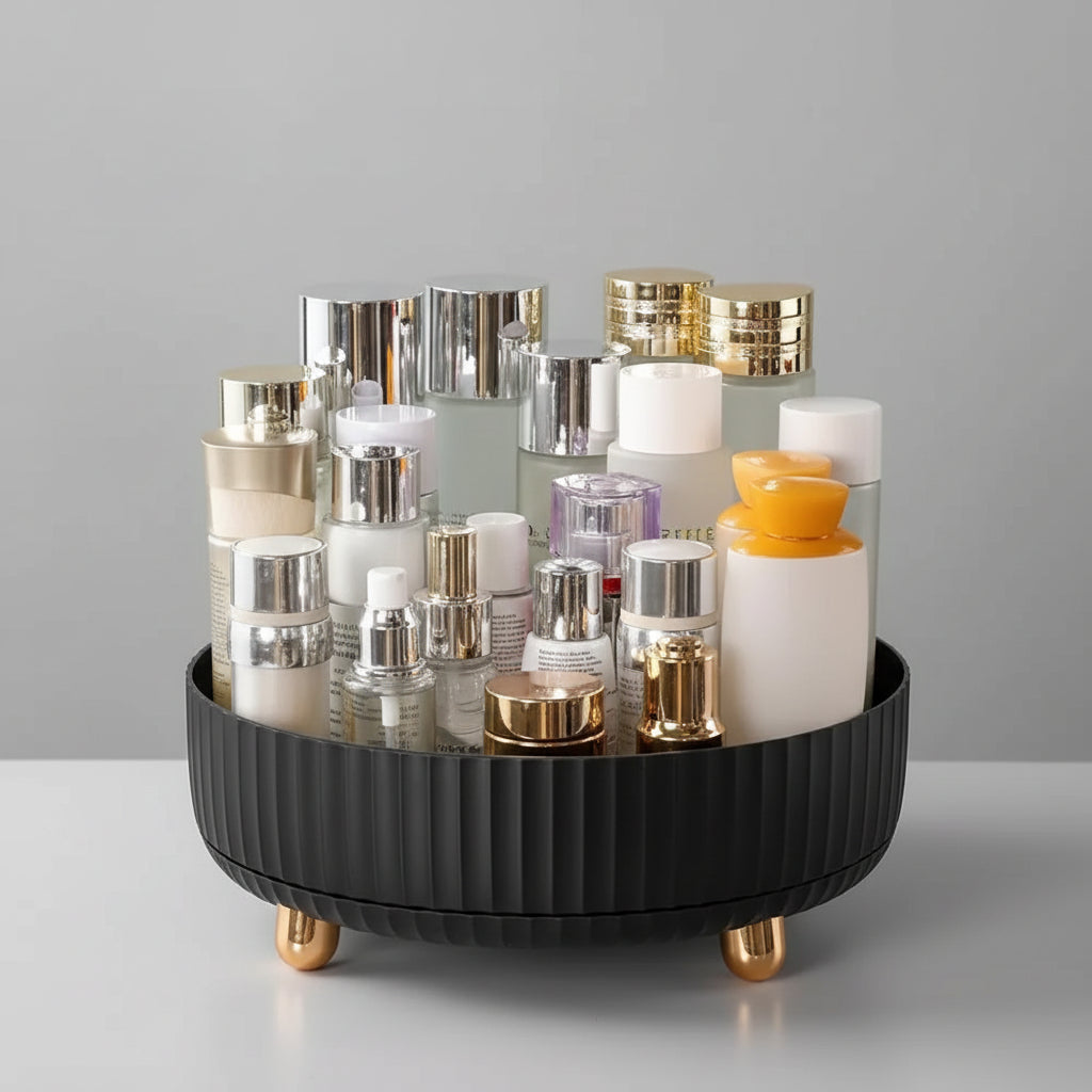 Rotating Makeup Organizer – 360° Perfume and Vanity Tray