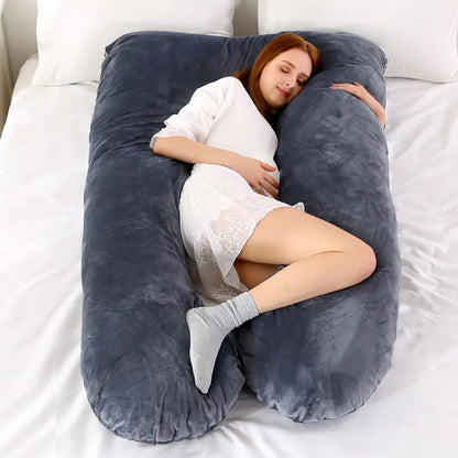 Pregnancy Support Pillow – 120x70cm Soft Maternity Cushion