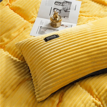 Velvet Duvet Cover – Winter Thick Warmth Bedding Set