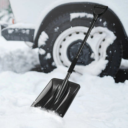 D-Grip Snow Shovel - Adjustable Car Driveway Shovel