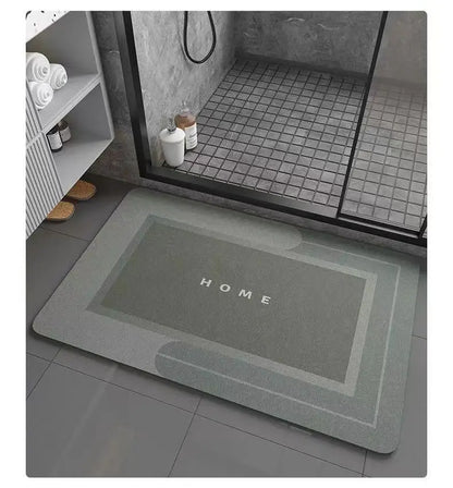 Diatomite Bath Mat - Quick-Dry Anti-Slip Foot Mat