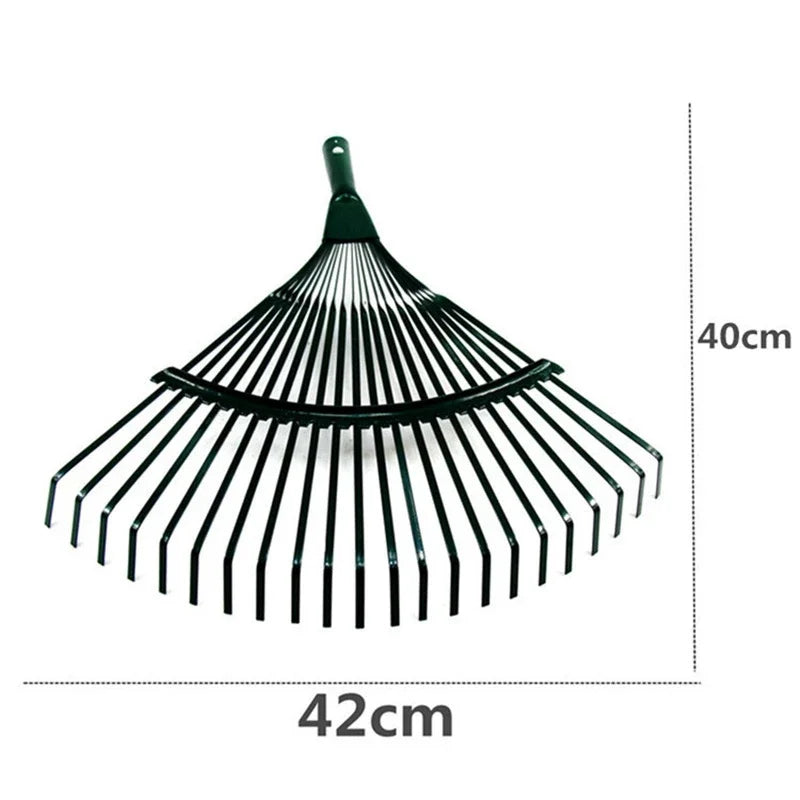 Garden Rake Head - 22-Tooth Durable Yard Rake