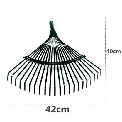 Garden Rake Head - 22-Tooth Durable Yard Rake