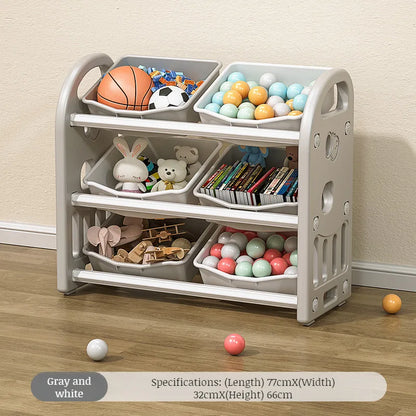 Toy Storage Cabinet - Kids Sorting Organizer Cabinet