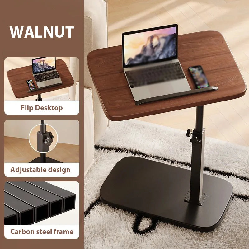 C-Shaped Side Table – Height Adjustable Sofa Laptop Table
