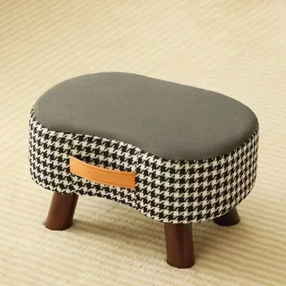 Shoe Changing Stool - Small Padded Entryway Seat