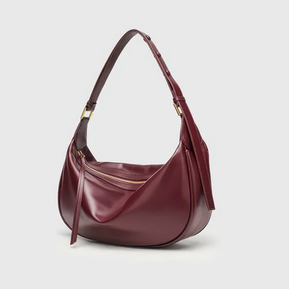 Textured Leather Shoulder and Crossbody Bag for Women