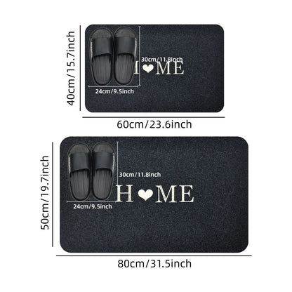 Bathroom Absorbent Mat - Minimalist Machine Washable Pad