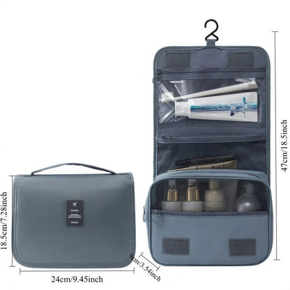 Toiletry Bag for Travel – Dry Wet Separation Hanging Organizer