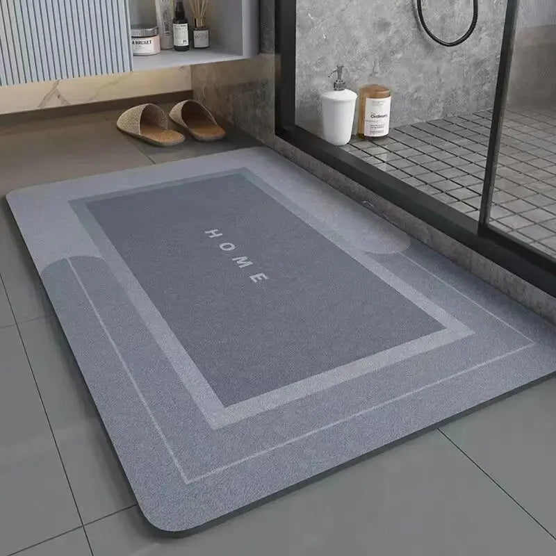 Diatomite Bath Mat - Quick-Dry Anti-Slip Foot Mat