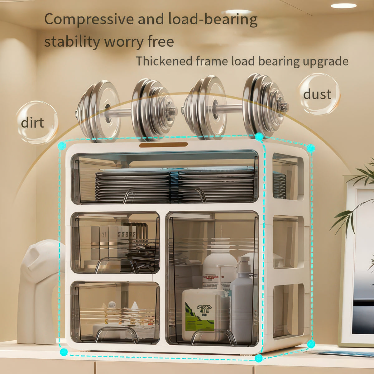 Drawer Medicine Storage Box - Layered Family Medicine Organizer with Large Capacity