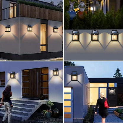 Solar Wall Light - Waterproof Outdoor LED Sensor Light