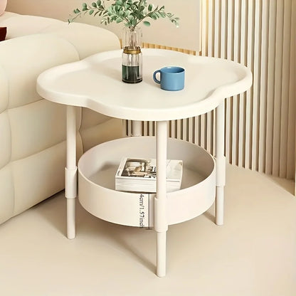 Mobile Storage Coffee Table – Modern Rolling Corner Table