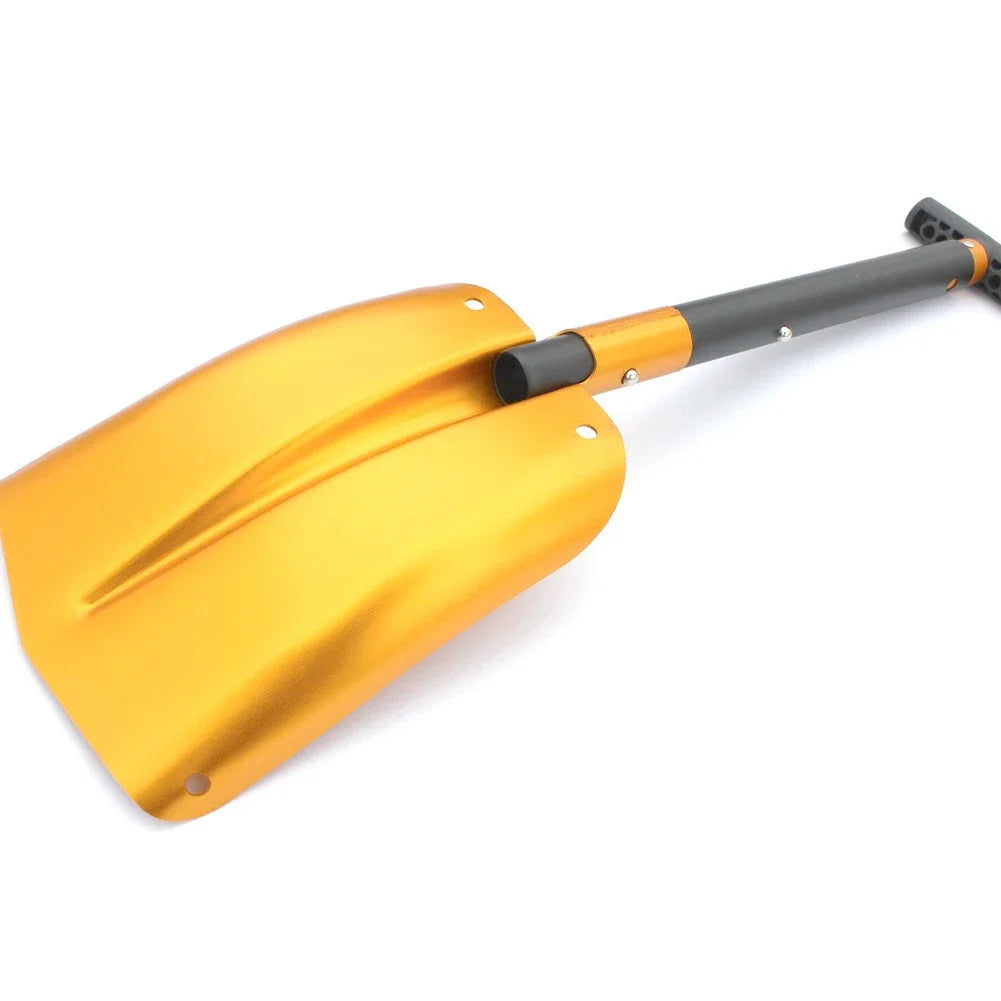 Stainless Steel Snow Shovel - Retractable Survival Tool
