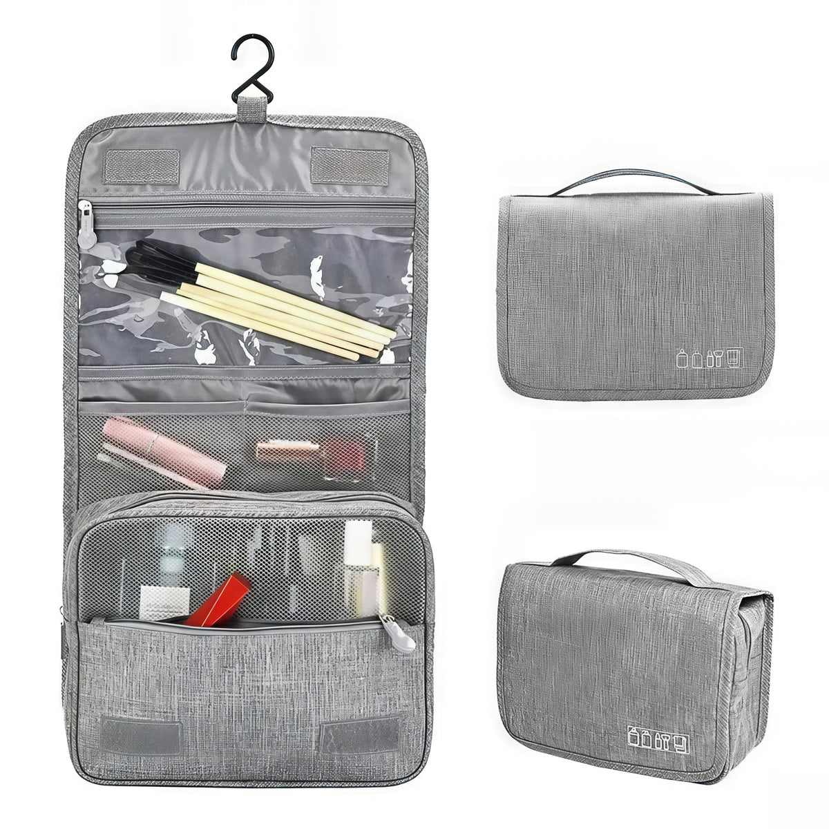 Men's Toiletry Bag – Waterproof Hanging Travel Wash Pouch