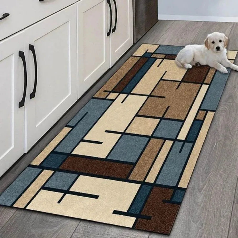 Kitchen Runner Mat - Modern Non-Slip Long Rug