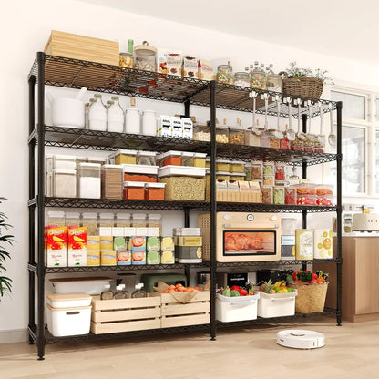 Metal Shelving Unit - Adjustable 4/5 Tier Storage
