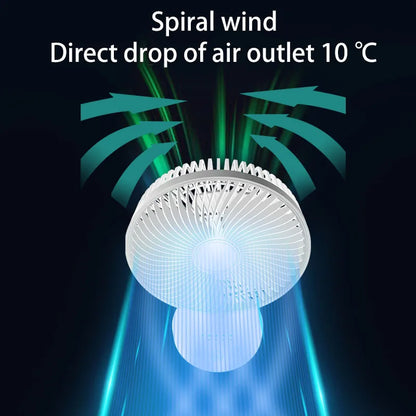 3600mAh USB Rechargeable Desk Fan with Four Speeds
