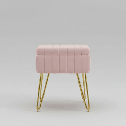 Makeup Storage Stool - Modern Dressing Table Seat