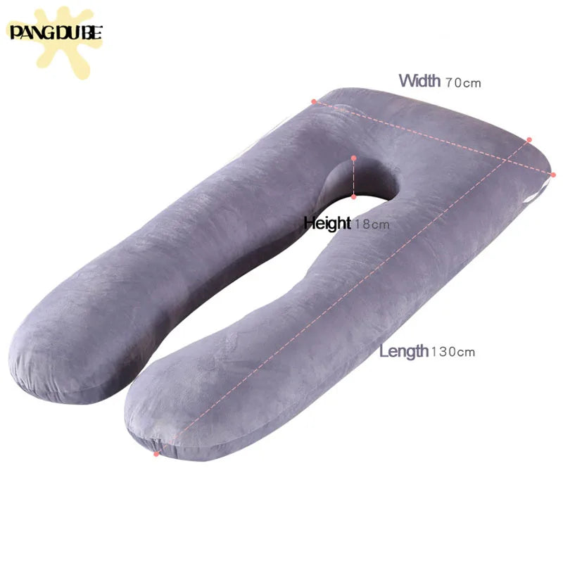 Pregnancy Waist Pillow – 130x70cm Maternity Support Cushion
